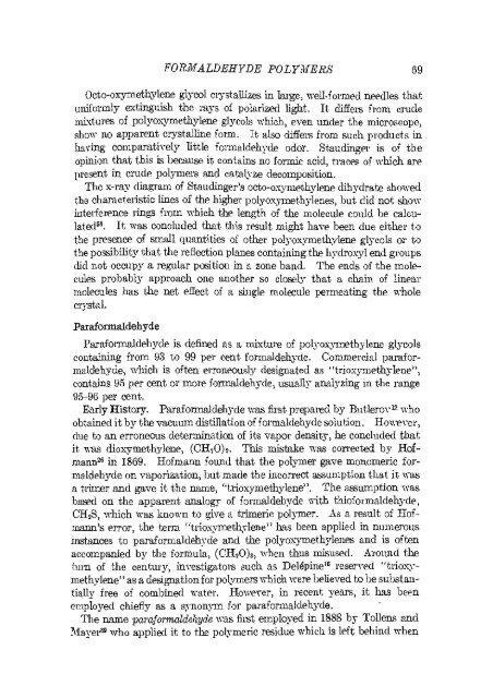 formaldehyde - Sciencemadness Dot Org