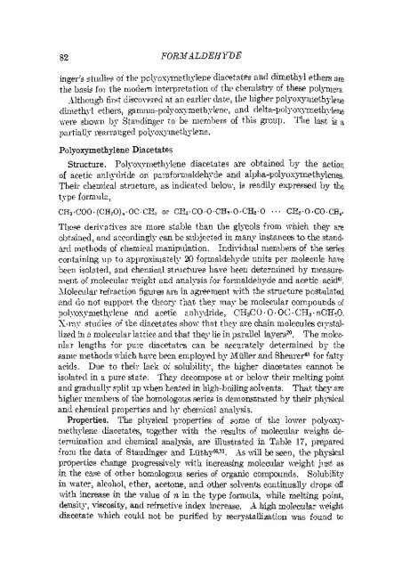 formaldehyde - Sciencemadness Dot Org