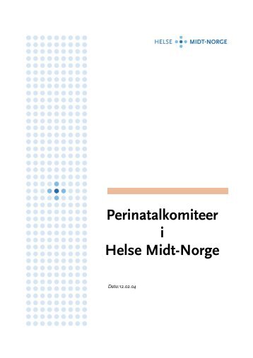 Perinatalkomiteer i Helse Midt-Norge (feb. 2004)