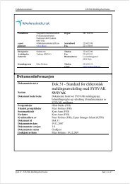 Dok 31 - SYSVAK Meldingsbeskrivelse v1 0 - Nasjonalt ...