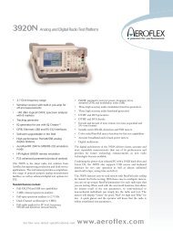 3920N Analog and Digital Radio Test Platform - TestMart