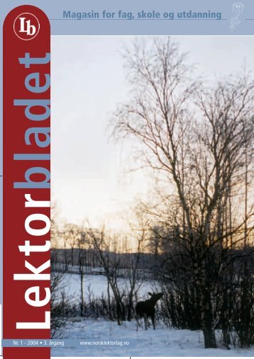 Lektorbladet 1 2004 - Norsk Lektorlag