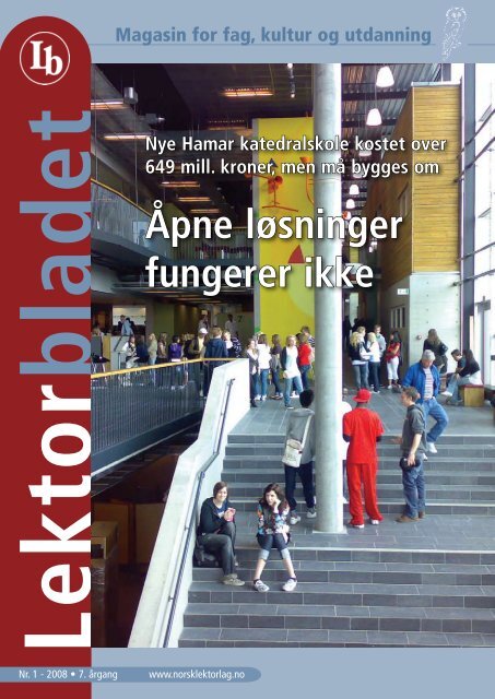 Lektorbladet nr 1 - Norsk Lektorlag