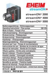 streamON+ 2000 streamON+ 4000 streamON+ 5000 - Eheim