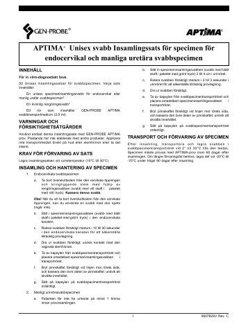 Chiron Procleix Assay Software Operator's Manual - Gen-Probe, Inc.