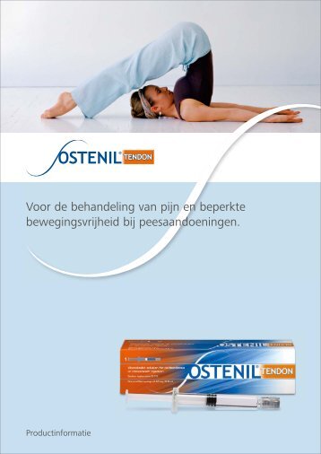 Productbrochure – Ostenil® tendon - JB Implants Services bv
