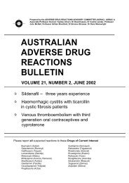 Print version of this bulletin (pdf,45kb) - Therapeutic Goods ...