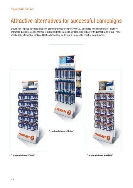 Retail Luminaire Program 2012 - Osram