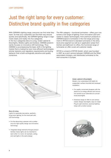 Retail Luminaire Program 2012 - Osram