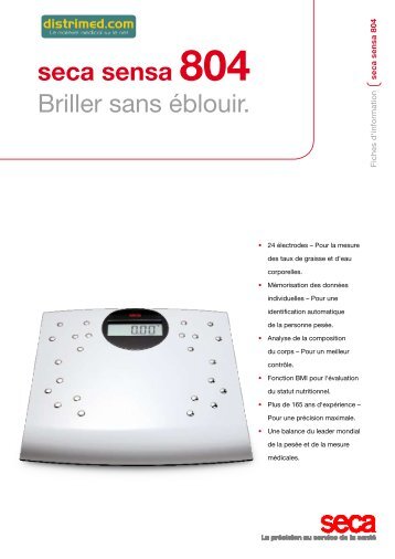 seca sensa 804 Briller sans éblouir. - Distrimed.com