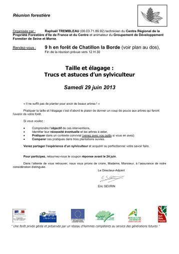 Taille et élagage : Trucs et astuces d'un sylviculteur Samedi 29 juin ...