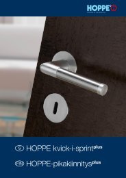 HOPPE kvick-i-sprintplus HOPPE-pikakiinnitysplus