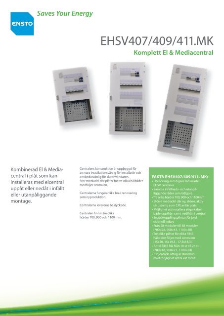 El & Mediacentral MK (pdf, 2 Mb) - Ensto