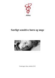 Særligt sensitive børn og unge - Alma