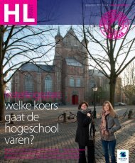 welke koers gaat de hogeschool varen? - Hogeschool Leiden