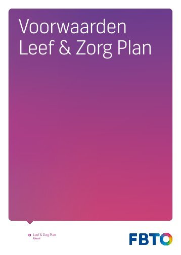 Leef & Zorgplan - Fbto