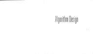 Algorithm Design