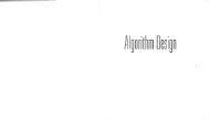 Algorithm Design