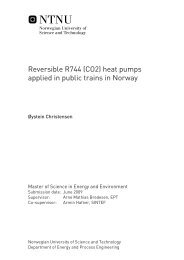 Reversible R744 (CO2) heat pumps applied in public trains ... - NTNU