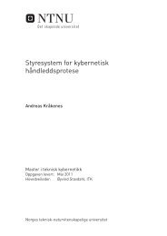 Styresystem for kybernetisk håndleddsprotese - NTNU