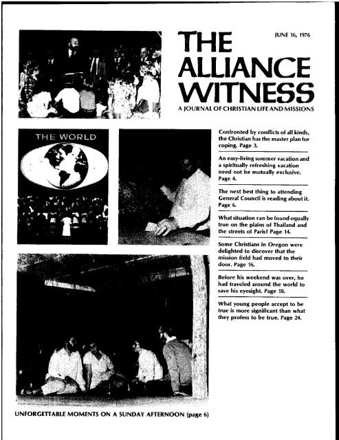 Page 6 Christian And Missionary Alliance