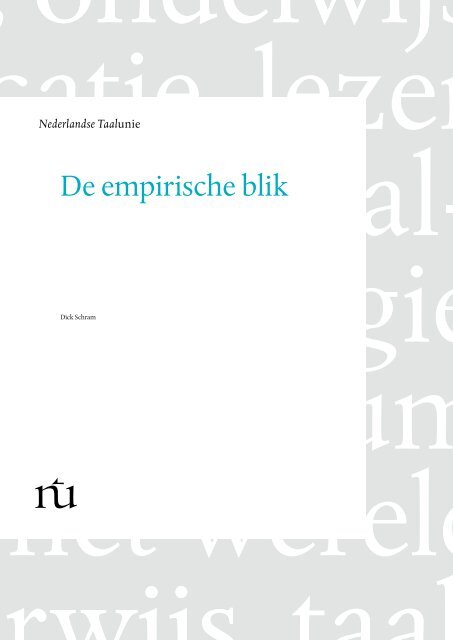 De cultuur van het lezen - Taalunieversum