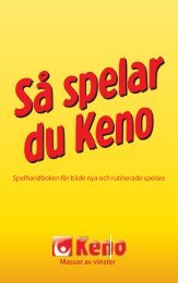 Massor av vinster - Svenska Spel