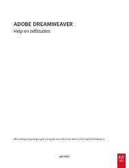 Dreamweaver Help (PDF-bestand) - Adobe