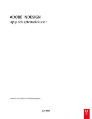 Användarhandbok för InDesign (PDF 20 MB) - Adobe