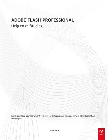 Handleiding voor Flash CC (PDF) - Adobe