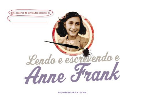 Para crianças de 9 a 12 anos - Anne Frank House