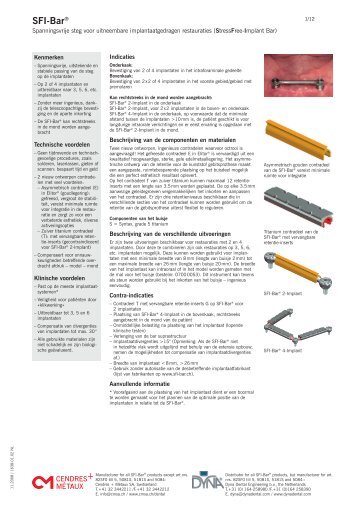 SFI-Bar® - Dyna Dental