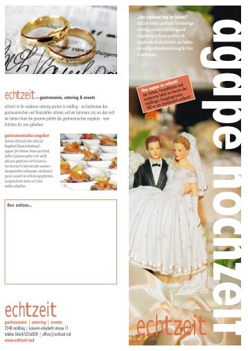 gastronomie, catering & events - ECHTZEIT