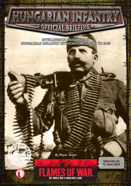 Hungarian Infantry (PDF)... - Flames of War