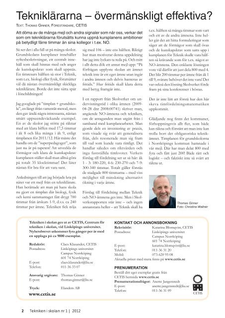 Nyhetsbrev nr 1, mars 2012 (pdf 1,2 MB, nytt fönster)