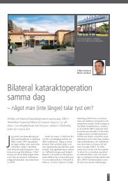 Bilateral kataraktoperation samma dag - Oftalmolog