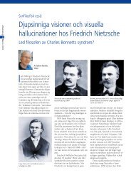 Djupsinniga visioner och visuella hallucinationer hos Friedrich ...