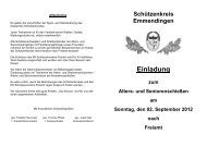 Ausschreibung Alters - Schützenkreis Emmendingen
