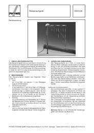 Bedienungsanleitung (62 KB) - Phywe Systeme GmbH