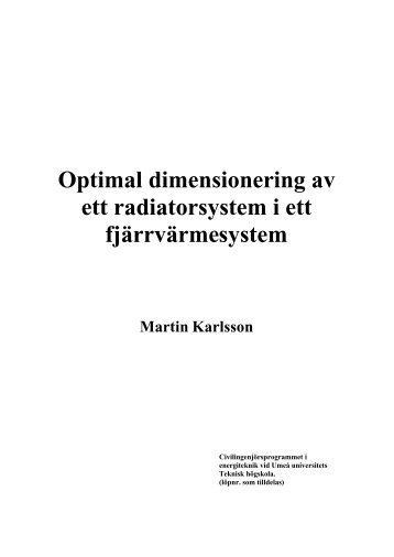 Martin Karlsson 2008-06-19 - Tfe - Umeå universitet