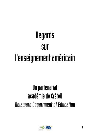Regards sur l'enseignement américain - Académie de Créteil