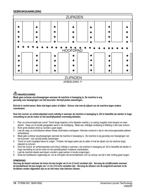 3366XP VEEG/SCHROBMACHINE - Nilfisk PARTS - Nilfisk-Advance