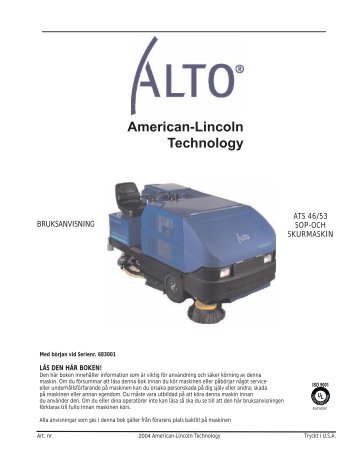 American-Lincoln Technology - Nilfisk PARTS