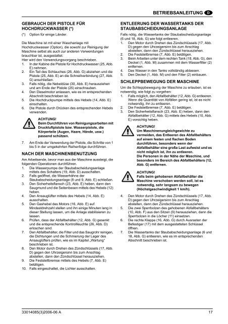 FACA AAC AC-SIMILE LE - Nilfisk PARTS - Nilfisk-Advance