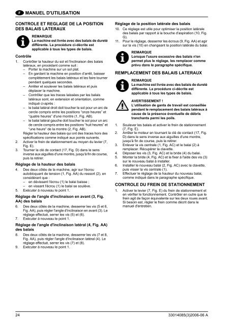 FACA AAC AC-SIMILE LE - Nilfisk PARTS - Nilfisk-Advance