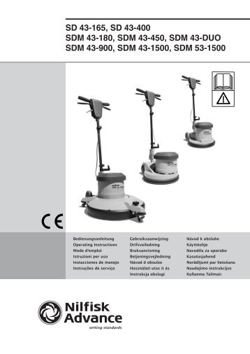 SD 43-165, SD 43-400 SDM 43-180, SDM 43-450, SDM 43-DUO ...