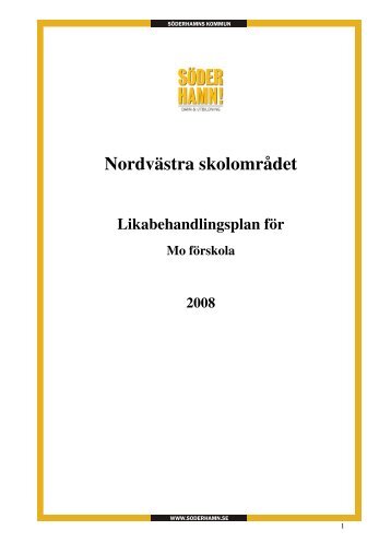 Likabehandlingsplan Mo förskola.pdf - CFL