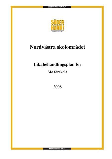 Likabehandlingsplan Mo förskola.pdf - CFL