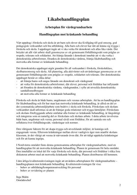 Likabehandlingsplan Mo förskola.pdf - CFL