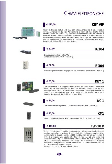 Centrali a microprocessore, combinatori telefonici ... - G. Celauro